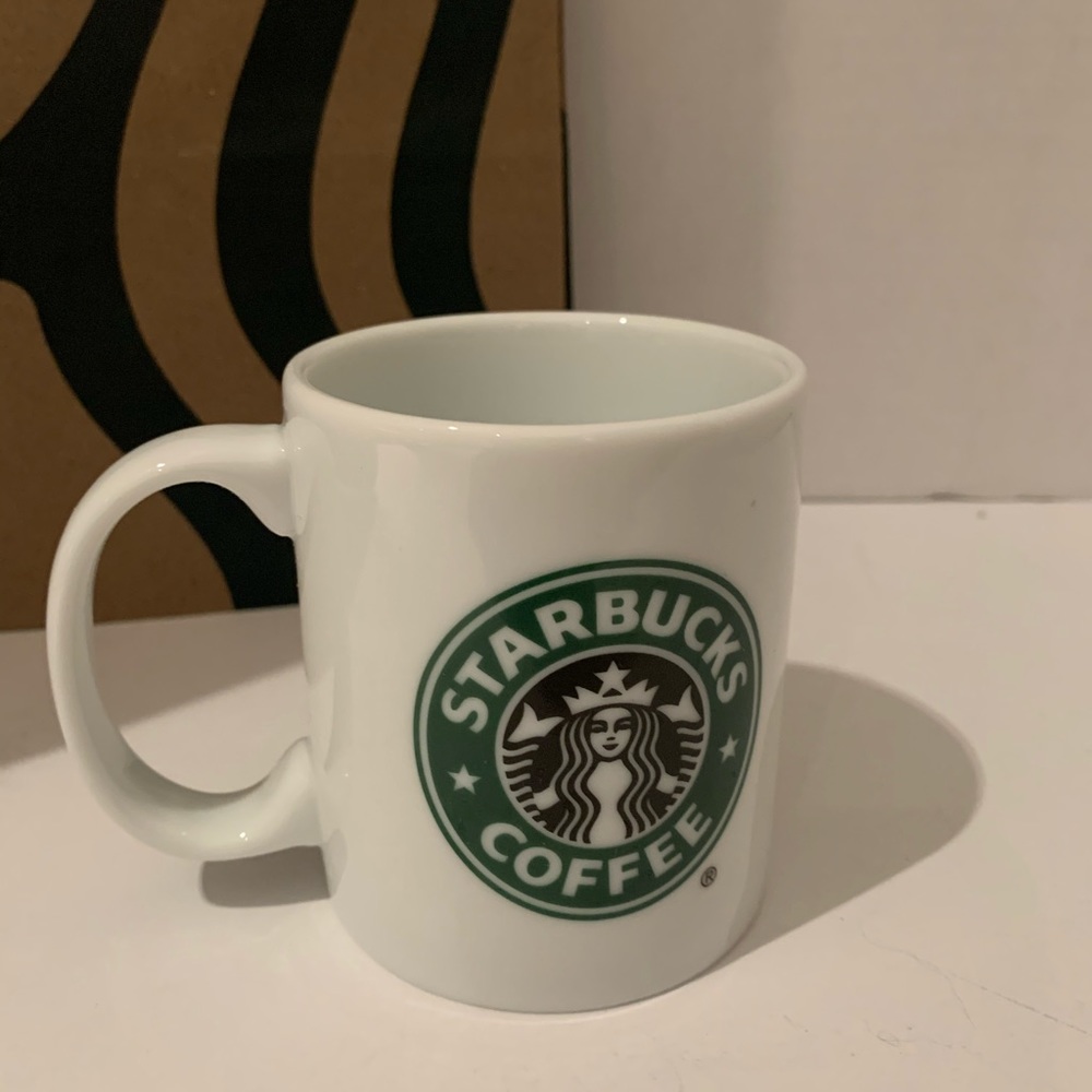 Starbucks 2005 White w/Green Mermaids Siren Mug